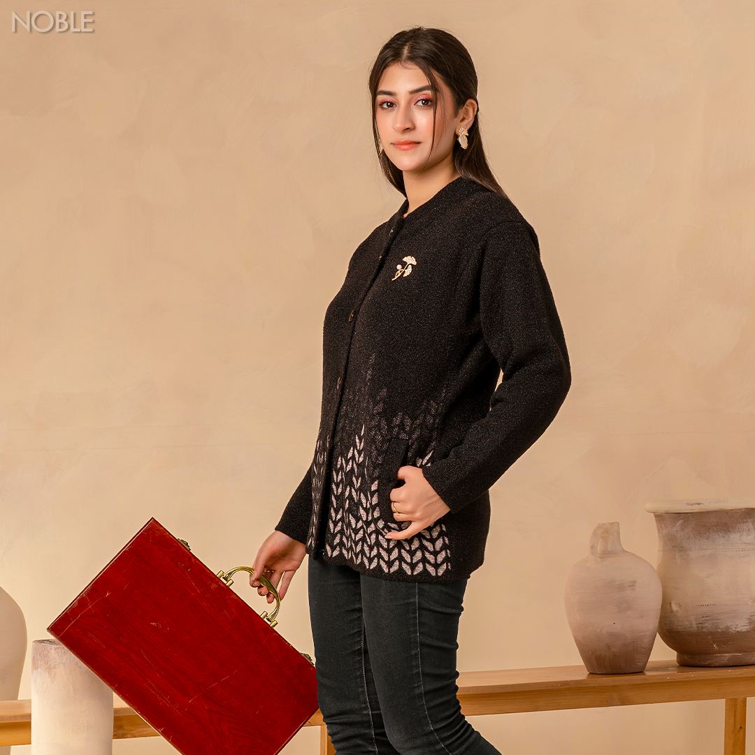 Black Aura Cardigan