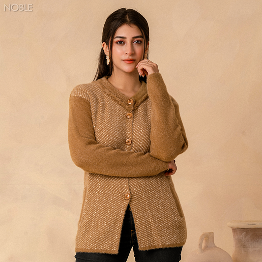 Caramel Brown Cardigan